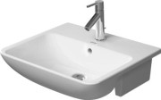 Umywalka pólblatowa DURAVIT Me by Starck 55x45,5cm, biała 0378550000