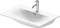 Umywalka meblowa DURAVIT VIU 73x49cm, biała 2344730000