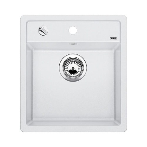 Zlewozmywak DALAGO 45-F do montażu na równi z blatem, biały 517169