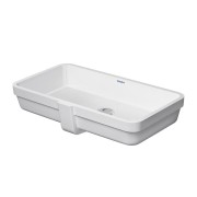Umywalka podblatowa DURAVIT VERO AIR 60x31cm, bez otworu, WonderGliss biała 03846000001