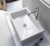 Umywalka nablatowa DURAVIT VERO AIR 50x38cm, bez przelewu, bez otworu, szlifowana, biała 2351500000