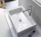 Umywalka nablatowa DURAVIT VERO AIR 50x38cm, bez przelewu, bez otworu, szlifowana, biała 2351500000