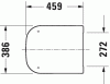 Deska WC DURAVIT P3 COMFORTS wolnoopadająca, biała 0020390000