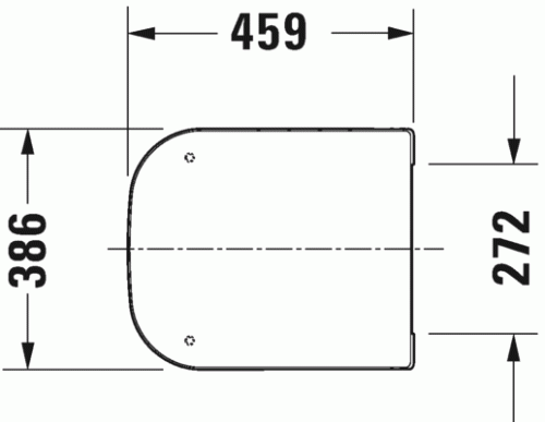 Deska WC DURAVIT P3 COMFORTS wolnoopadająca, biała 0020390000