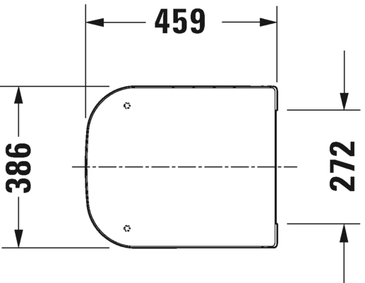 Deska WC DURAVIT P3 COMFORTS wolnoopadająca, biała 0020390000