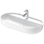 Umywalka nablatowa DURAVIT LUV 80x40cm, bez przelewu, szlifowana, biała 0380800000