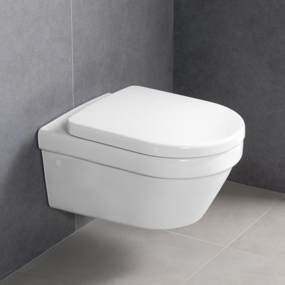Miska wisząca VILLEROY&BOCH ARCHITECTURA DirectFlush, z  deską  wolnoopadającą, biały 4694HR01