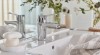 Bateria umywalkowa ORAS VEGA XL bez korka, eko przycisk, chrom 1811FG