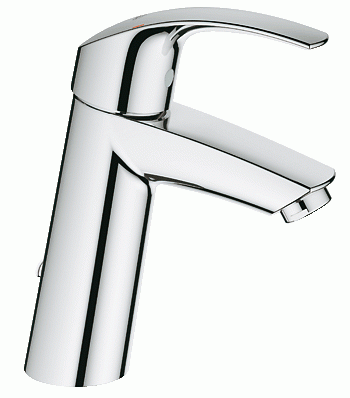 Bateria umywalkowa GROHE EUROSMART bez korka, wysoka, z łańcuszkiem, chrom 23323001