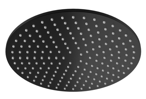 Deszczownica  okrągła KOHLMAN 30cm Czarny Mat R30EB