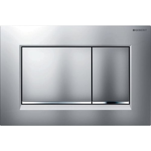 Przycisk spłukujący GEBERIT SIGMA 30 chrom mat/ pasek chrom 115.883.JQ.1