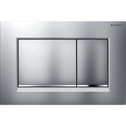 Przycisk spłukujący GEBERIT SIGMA 30 chrom mat/ pasek chrom 115.883.JQ.1