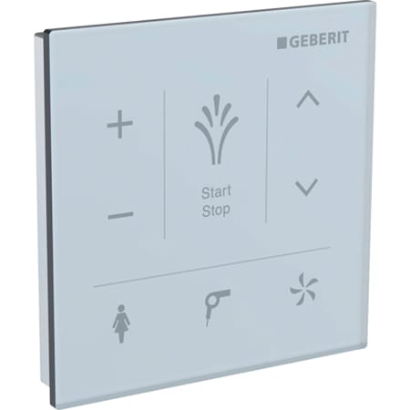 Panel sterujacy do GEBERIT AQUACLEAN, ścienny, biały 147.038.SI.1