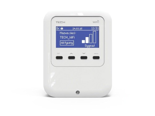 Internetowy regulator TECH WiFi 8 S do sterowania 8 strefami grzewczymi W_WIFI8S.01.PL01.1