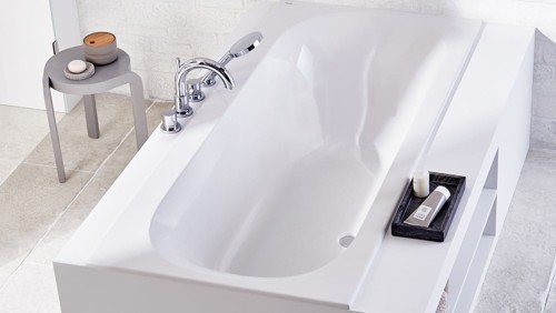 Wanna prostokątna GEBERIT SOANA SLIM Duo 170x75cm, biała 554.003.01.1