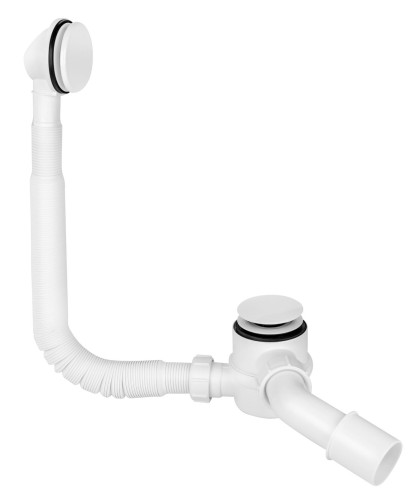 Syfon wannowy McALPINE click-clack, biały HC2600CL-WH