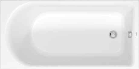 Wanna prostokątna DURAVIT D-NEO 150x75cm, biała 700471000000000