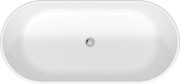 Wanna wolnostojąca DURAVIT D-NEO 160x75cm, biała, z przelewem, Durasolid 700477000000000