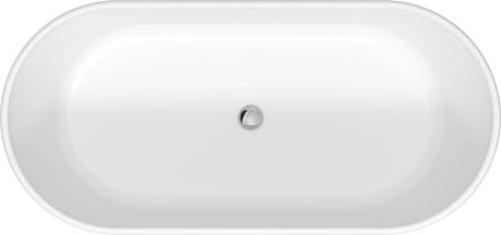 Wanna wolnostojąca DURAVIT D-NEO 160x75cm, biała, z przelewem, Durasolid 700477000000000