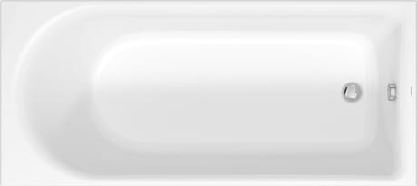 Wanna prostokątna DURAVIT D-NEO 180x80cm, biała 700475000000000