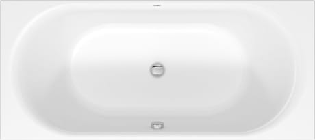 Wanna prostokątna DURAVIT D-NEO 180x80cm, biała 700476000000000