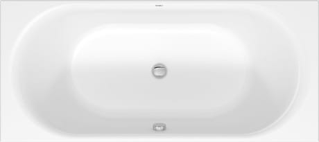 Wanna prostokątna DURAVIT D-NEO 180x80cm, biała 700476000000000