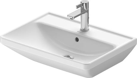 Umywalka ścienna DURAVIT D-NEO 60x44cm, z przelewem, biały 2366600060