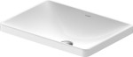 Umywalka wpuszczana DURAVIT D-NEO 60x44cm, bez przelewu, biały 0358600079