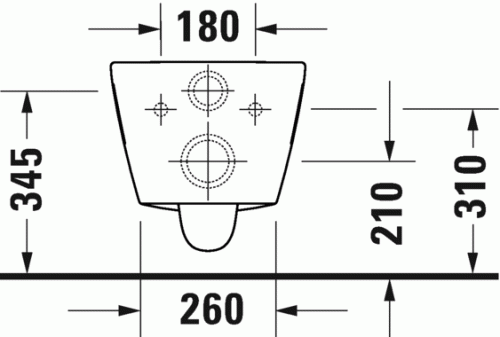 Miska wisząca DURAVIT D-NEO 54x36cm rimless biały 2578090000