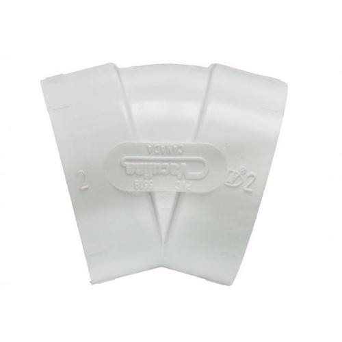 Łuk VITECO 30° PVC2 do instalacji odkurzacza V1D8PF209