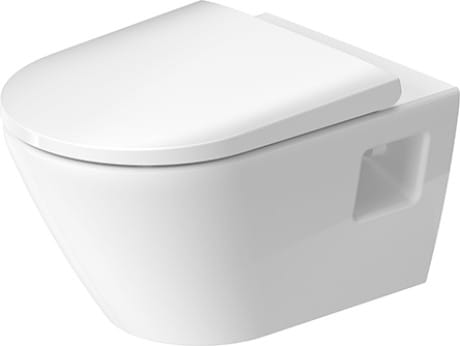 Miska wisząca DURAVIT D-NEO 54x36cm Rimless + deska wolnoopadająca, biały 45780900A1