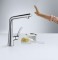 Bateria umywalkowa HANSGROHE METRIS z obrotową wylewką, chrom 14883000