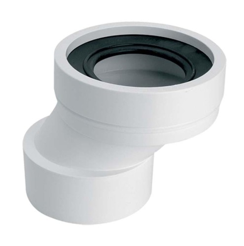 Przyłącze kanalizacyjne do WC MC ALPINE mimośrodowe 40mm, L=125mm MAC1F-EXS