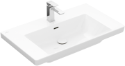 Umywalka meblowa VILLEROY&BOCH SUBWAY 3.0 80x47cm, z otworem, biały 4A708001