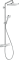 Komplet prysznicowy HANSGROHE CROMA 280 z ramieniem prysznicowym, chrom 27630000