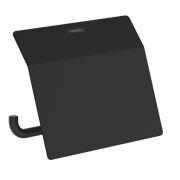 Uchwyt na papier HANSGROHE ADDSTORIS, z klapką, czarny mat 41753670