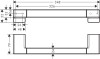 Pochwyt HANSGROHE ADDSTORIS 348mm, chrom 41744000