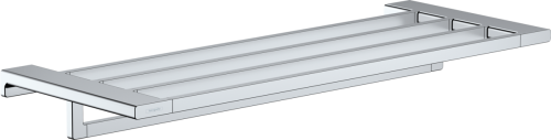 Półka z wieszakiem HANSGROHE ADDSTORIS 648mm, chrom 41751000
