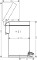 Kosz na smieci HANSGROHE ADDSTORIS 3L, chrom 41775000