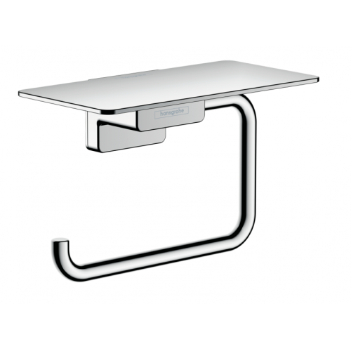 Uchwyt na papier HANSGROHE ADDSTORIS, z pólką, chrom 41772000