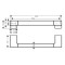 Pochwyt HANSGROHE ADDSTORIS 348mm, czarny mat 41744670