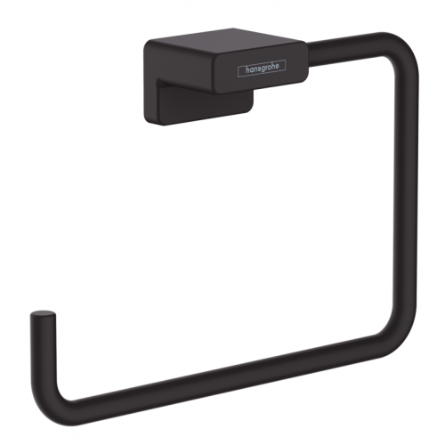 Wieszak HANSGROHE ADDSTORIS, typu ring, czarny mat 41754670