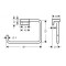 Wieszak HANSGROHE ADDSTORIS, typu ring, czarny mat 41754670
