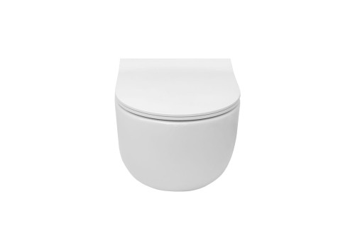 Miska wisząca ROCA MERIDIAN COMPACTO Rimless z deską wolnoopadającą slim A34H242000