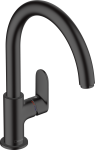 Bateria kuchenna HANSGROHE VERNIS BLEND M35 czarny mat 71870670