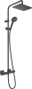 Komplet prysznicowy HANSGROHE VERNIS SHAPE 200 z termostatem, czarny mat 26286670