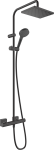 Komplet prysznicowy HANSGROHE VERNIS SHAPE 200 z termostatem, czarny mat 26286670