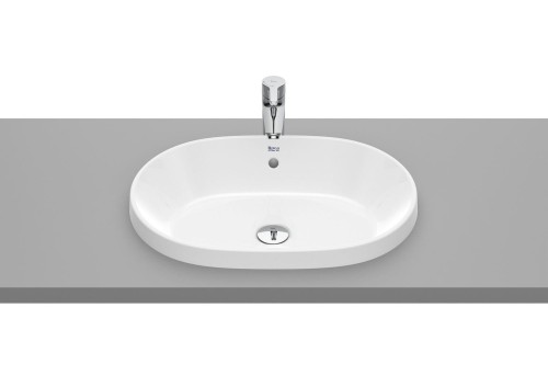 Umywalka wpuszczana ROCA GAP 55x39cm, bez otworu, biała A3270Y5000