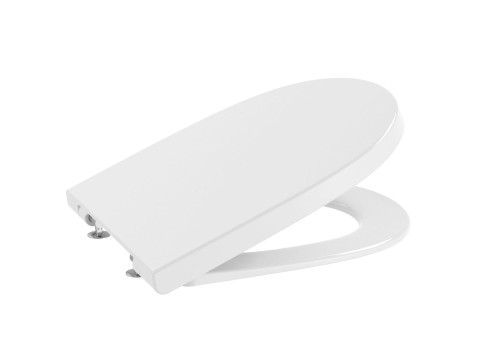 Deska WC ROCA MERIDIAN wolnoopadająca, Supralit, biała A8012A200B