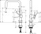 Bateria kuchenna HANSGROHE TALIS M54 czarny mat 72806670
